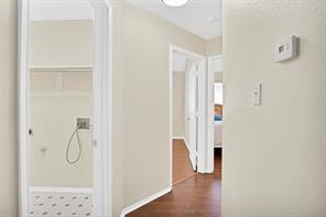 Laundry room with hookup for a washing machine, gas dryer hookup, and electric dryer hookup